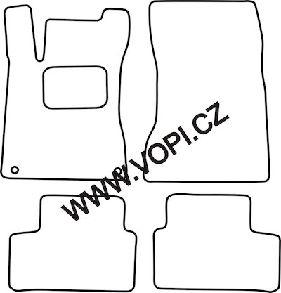 Textil-Autoteppiche Mercedes A W177 2018 -> Colorfit (2998)